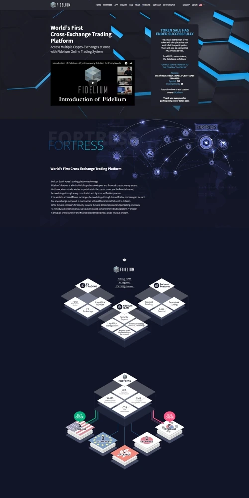 가상화폐 피델리움 ICO